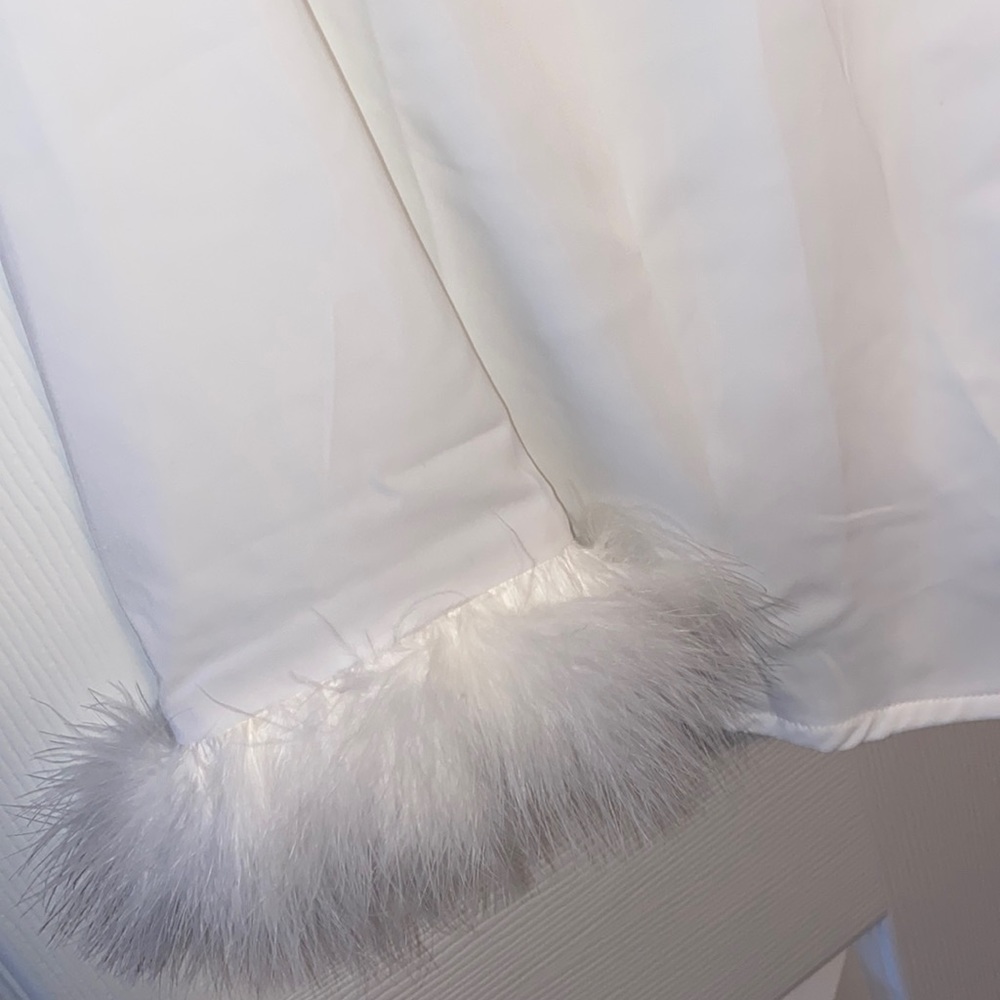 Fuzzy cuff PJ Set! Never worn!